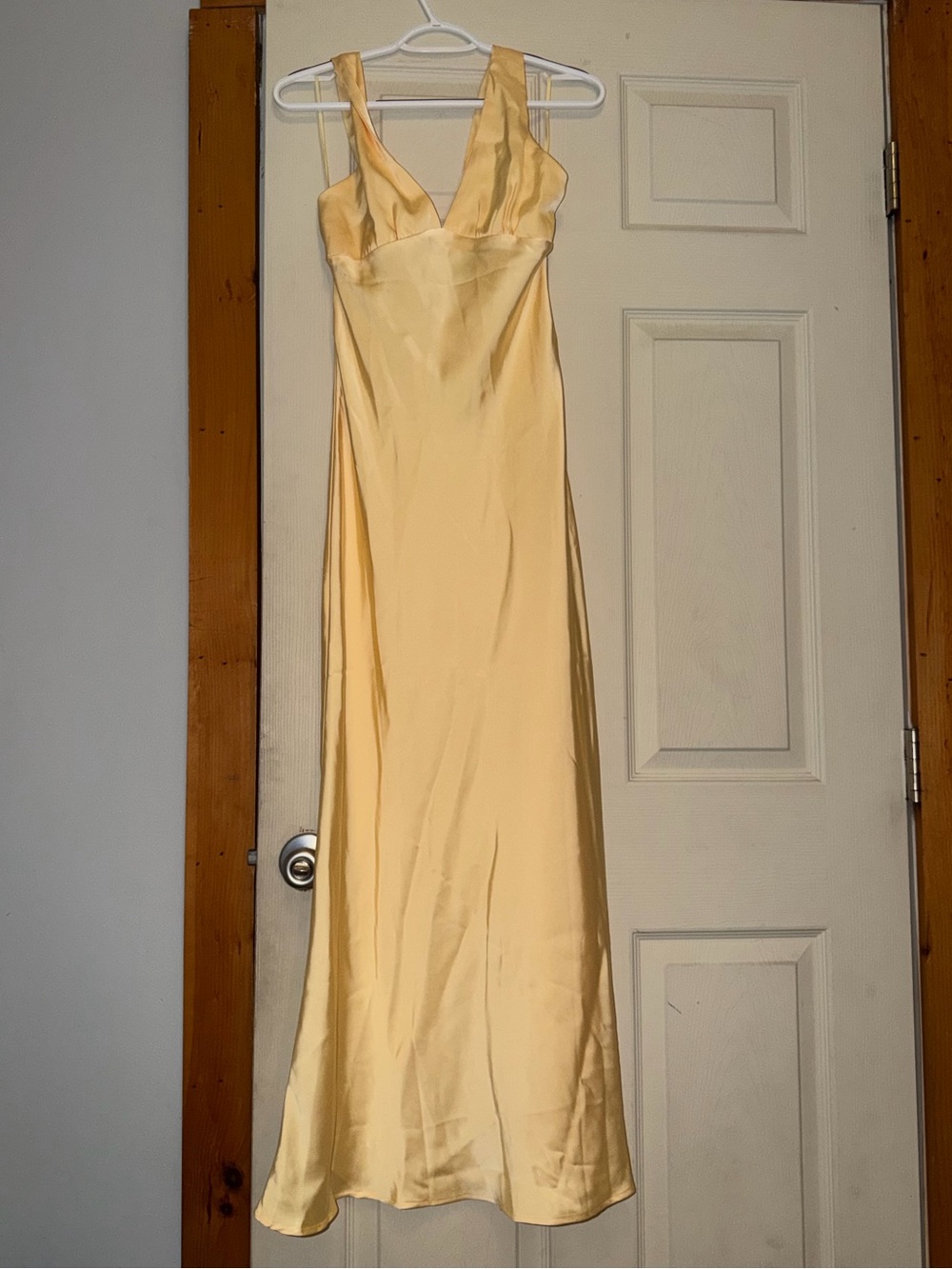 NWT Showpo Butter Yellow Satin Midi Dress
